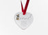 Border Terrier Walk Beside Us Ceramic Heart